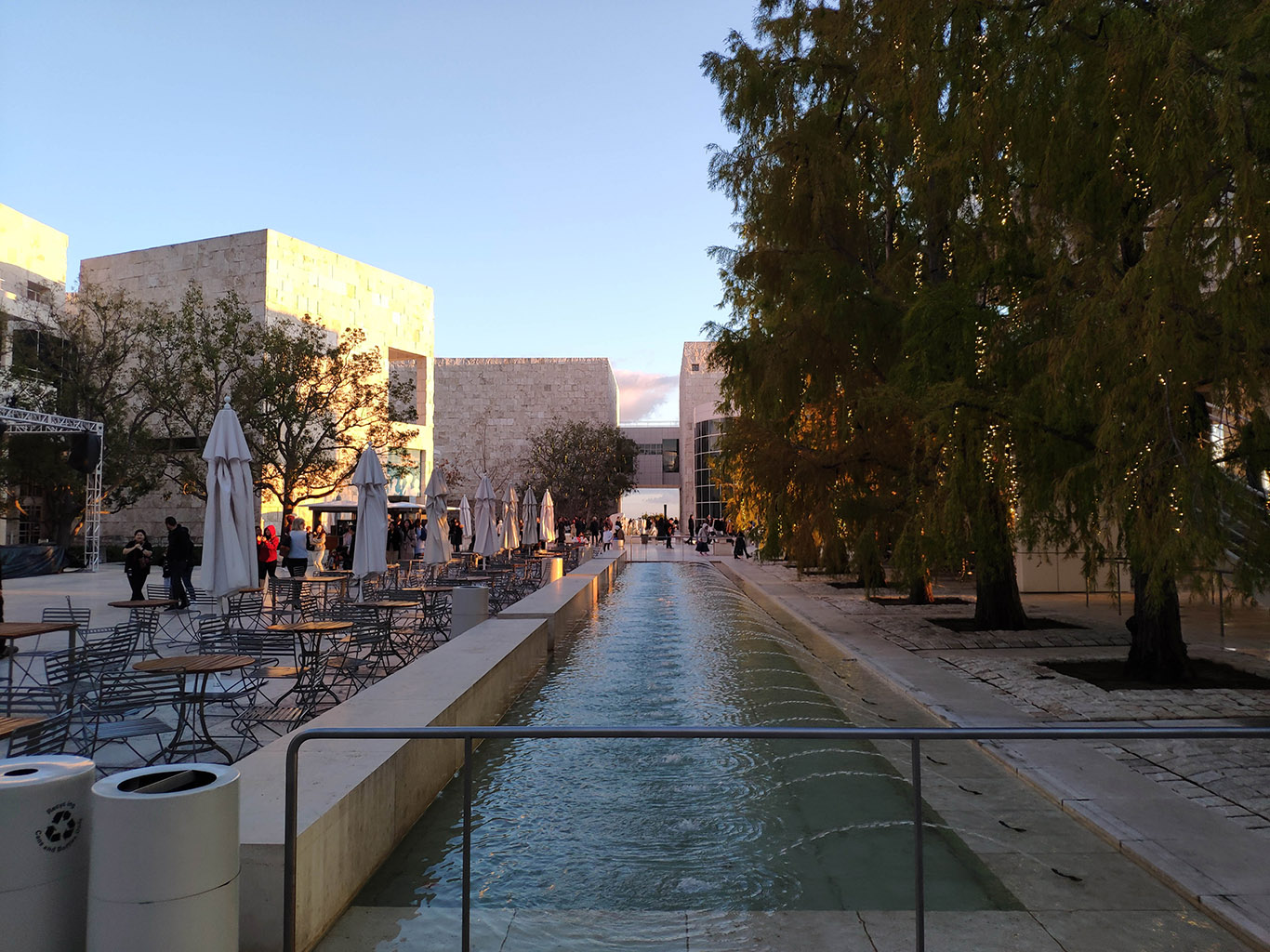 20191226 Getty Center Fountain